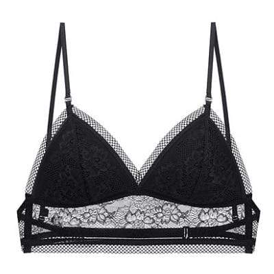 Bralette de encaje con espalda baja-Diabolique.es