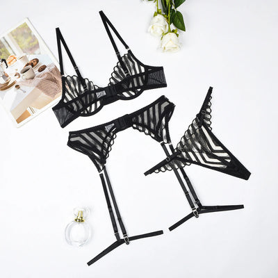 Conjunto de lencería con cintas Wendy-Diabolique.es