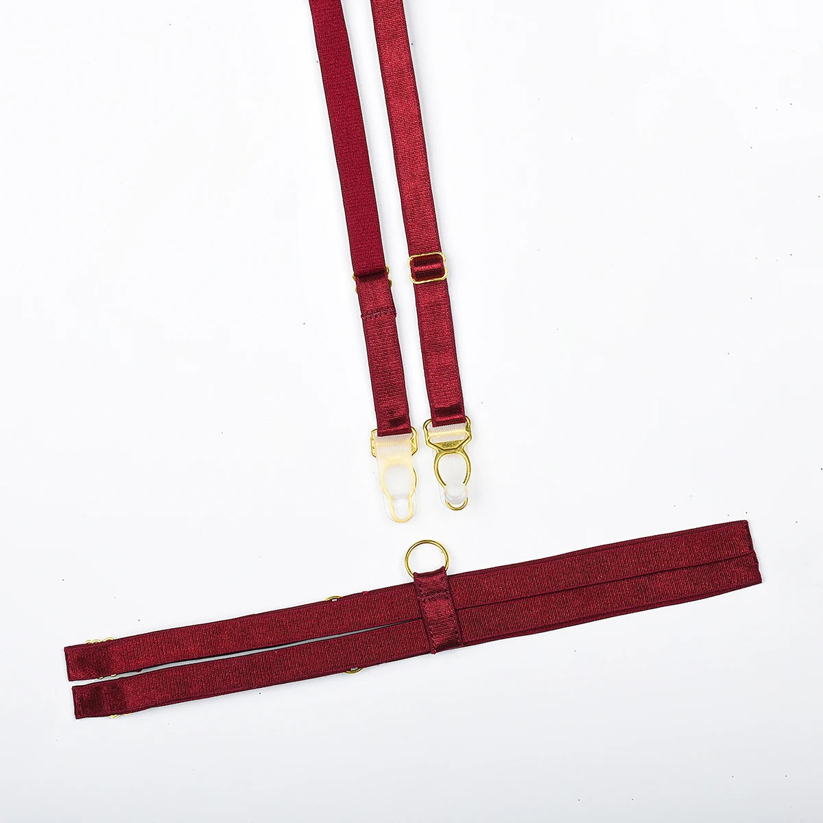 Conjunto de lencería de encaje con gemas Kourtney-Diabolique.es