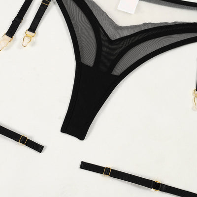 Conjunto de lencería de malla Sheryll-Diabolique.es
