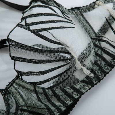 Conjunto de lencería de malla transparente Mila-Diabolique.es