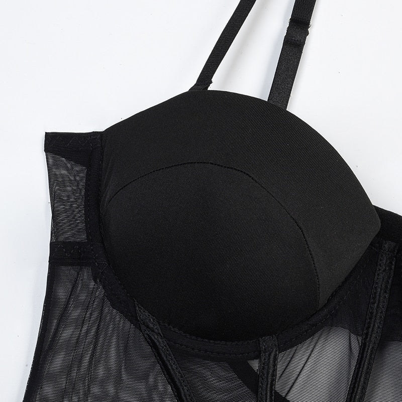 Conjunto de lencería negro Everly-Diabolique.es