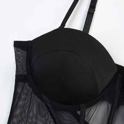 Conjunto de lencería negro Everly-Diabolique.es