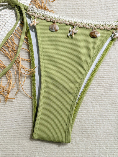 Biquini con detalle de conchas