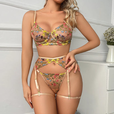 Conjunto de lencería floral Liliana