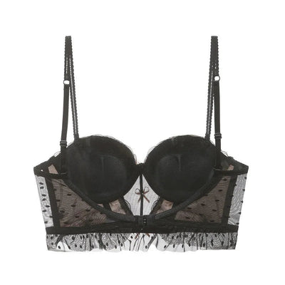 Sujetador de tipo bustier con lacitos-Diabolique.es