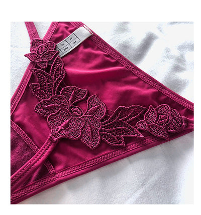 Tanga con bordado trasero-Diabolique.es
