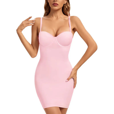 Vestido moldeador con tirantes ajustables-Diabolique.es