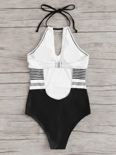 Bañador de escote halter-Diabolique.es