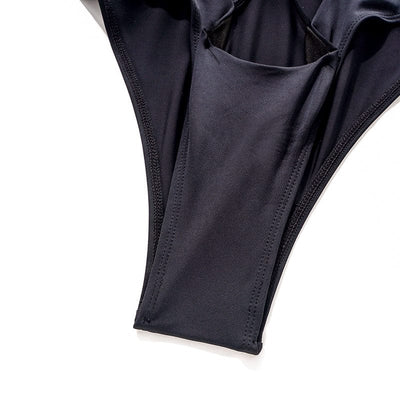 Bañador negro acordonado-Diabolique.es