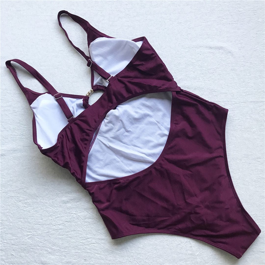 Bañador plus size con detalles-Diabolique.es