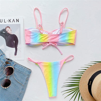 Biquini multicolor-Diabolique.es