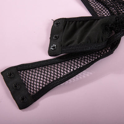 Body de látex con rejilla-Diabolique.es