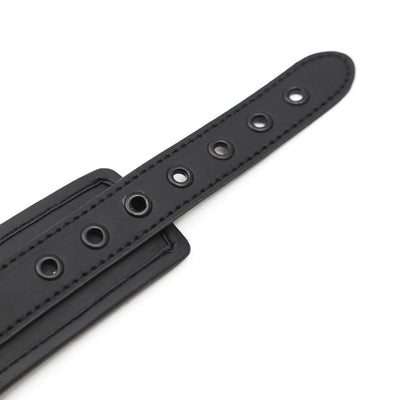 Collar de cuero con correa-Diabolique.es