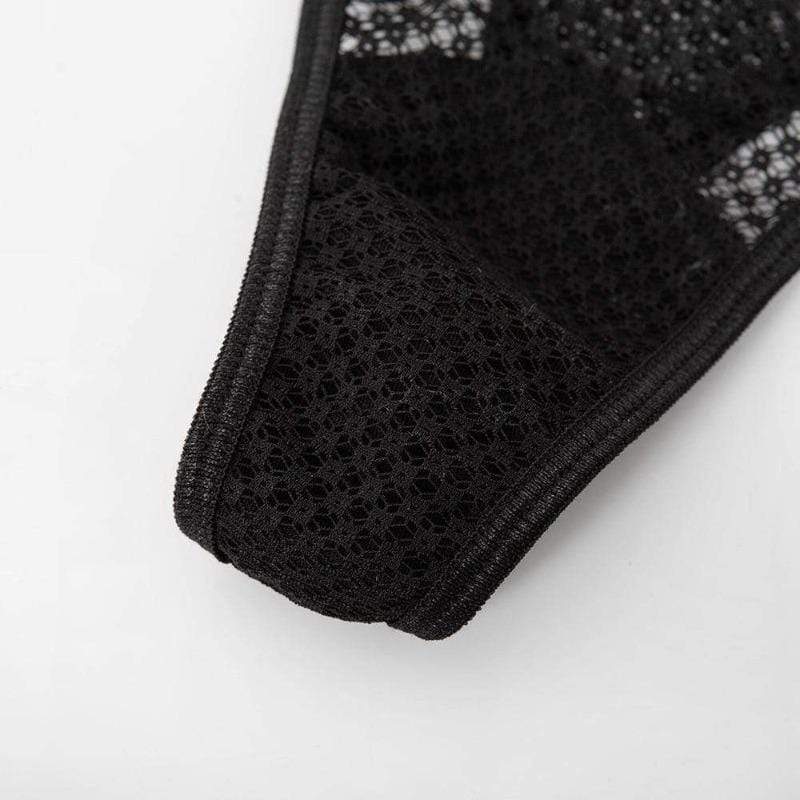 Conjunto de lencería con ligas Paulette-Diabolique.es