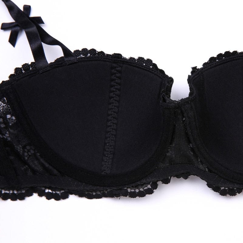 Conjunto de lencería con medias Madelline-Diabolique.es