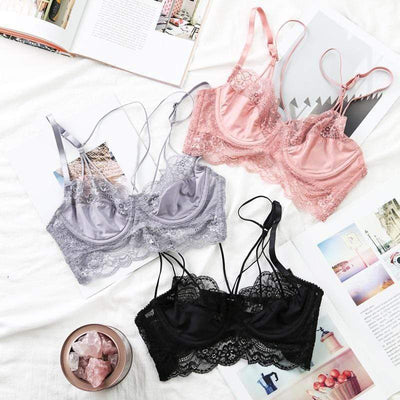 Conjunto de lencería de encaje Céline-Diabolique.es