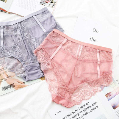 Conjunto de lencería de encaje Céline-Diabolique.es
