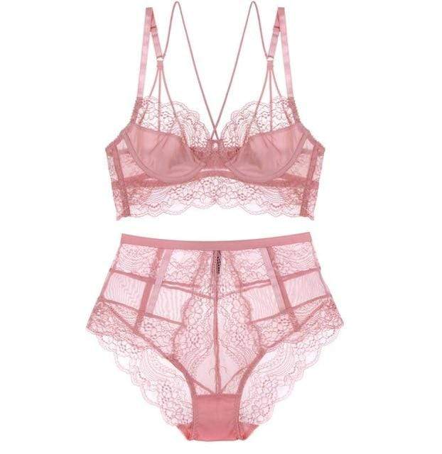Conjunto de lencería de encaje Céline-Diabolique.es
