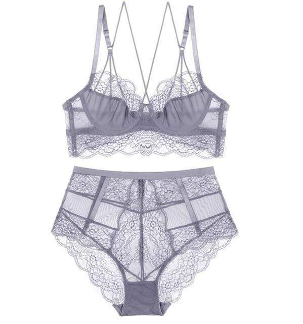 Conjunto de lencería de encaje Céline-Diabolique.es