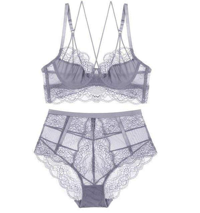 Conjunto de lencería de encaje Céline-Diabolique.es