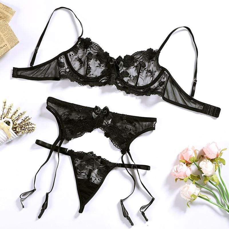 Conjunto de lenceria de encaje Desiree Diabolique.es