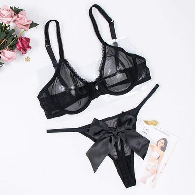 Conjunto de lencería de malla Amy-Diabolique.es