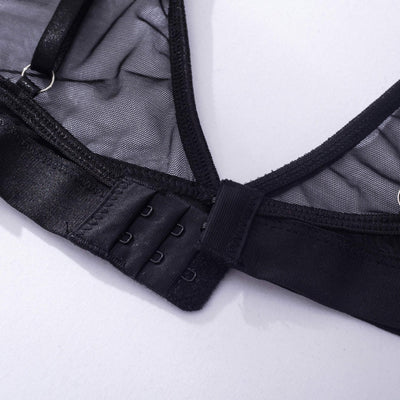 Conjunto de lencería de malla Claudie-Diabolique.es