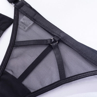 Conjunto de lencería de malla Claudie-Diabolique.es
