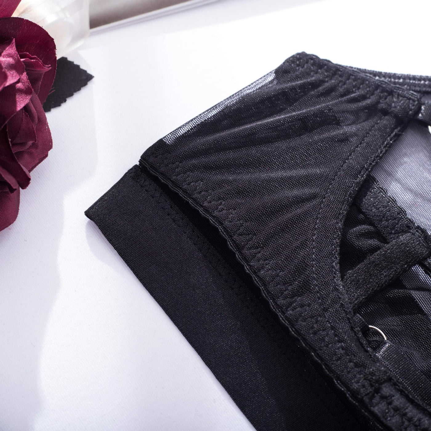 Conjunto de lencería de malla Claudie-Diabolique.es