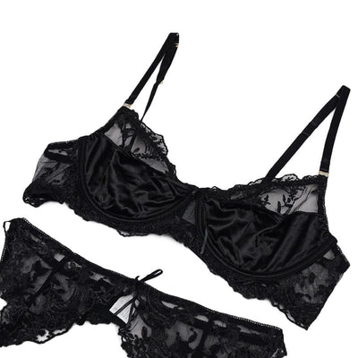 Conjunto de lencería negro Gigi-Diabolique.es