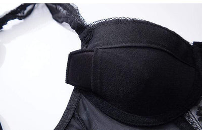 Corsé de encaje con tanga-Diabolique.es