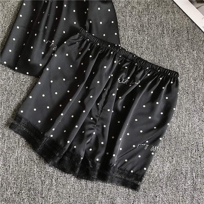 Pijama corto de lunares-Diabolique.es