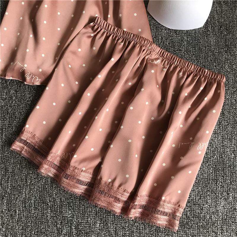 Pijama corto de lunares-Diabolique.es
